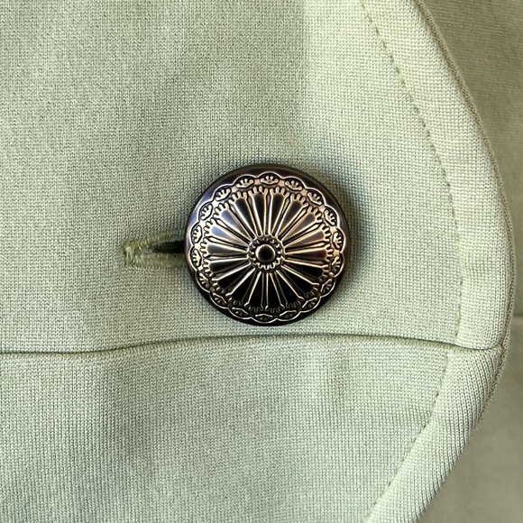 NWT XXS Anthropologie Maeve Scalloped Buttondown Dress - Picture 6 of 8